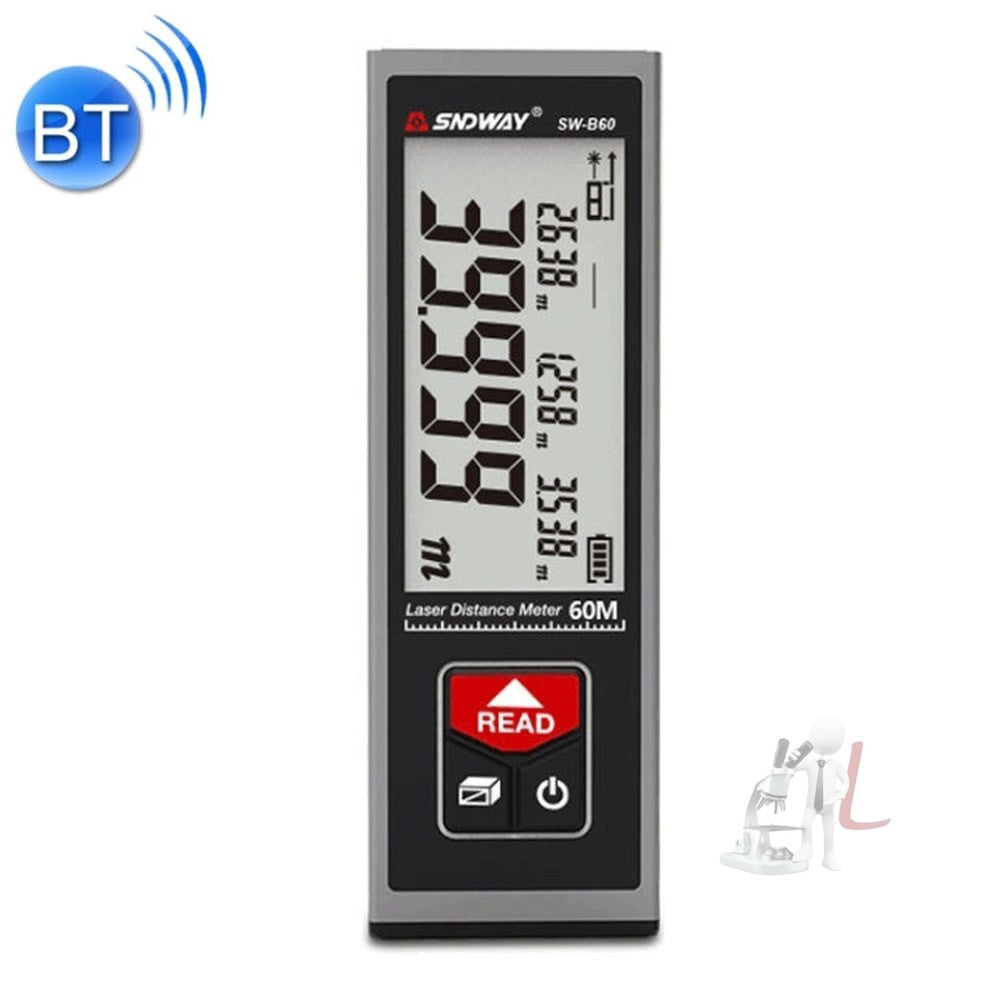 SNDWAY Laser Rangefinder Infrared Measuring Ruler, Style:, 40m Precision Version, 50m Precision Version, 60m Precision Version, 40m Bluetooth Version, 50m Bluetooth Version, 60m Bluetooth Version