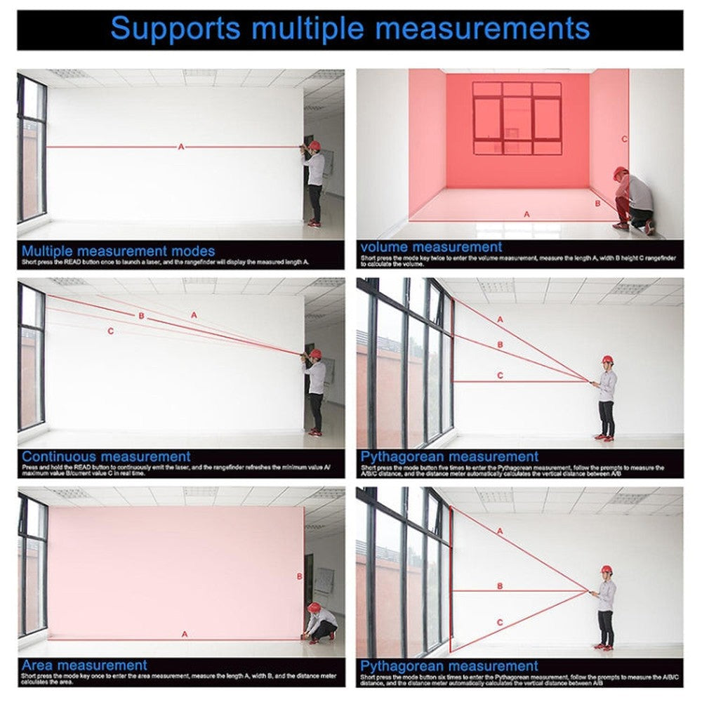 SNDWAY Range Finder Laser Handheld Range Finder SW-T100, SW-T100