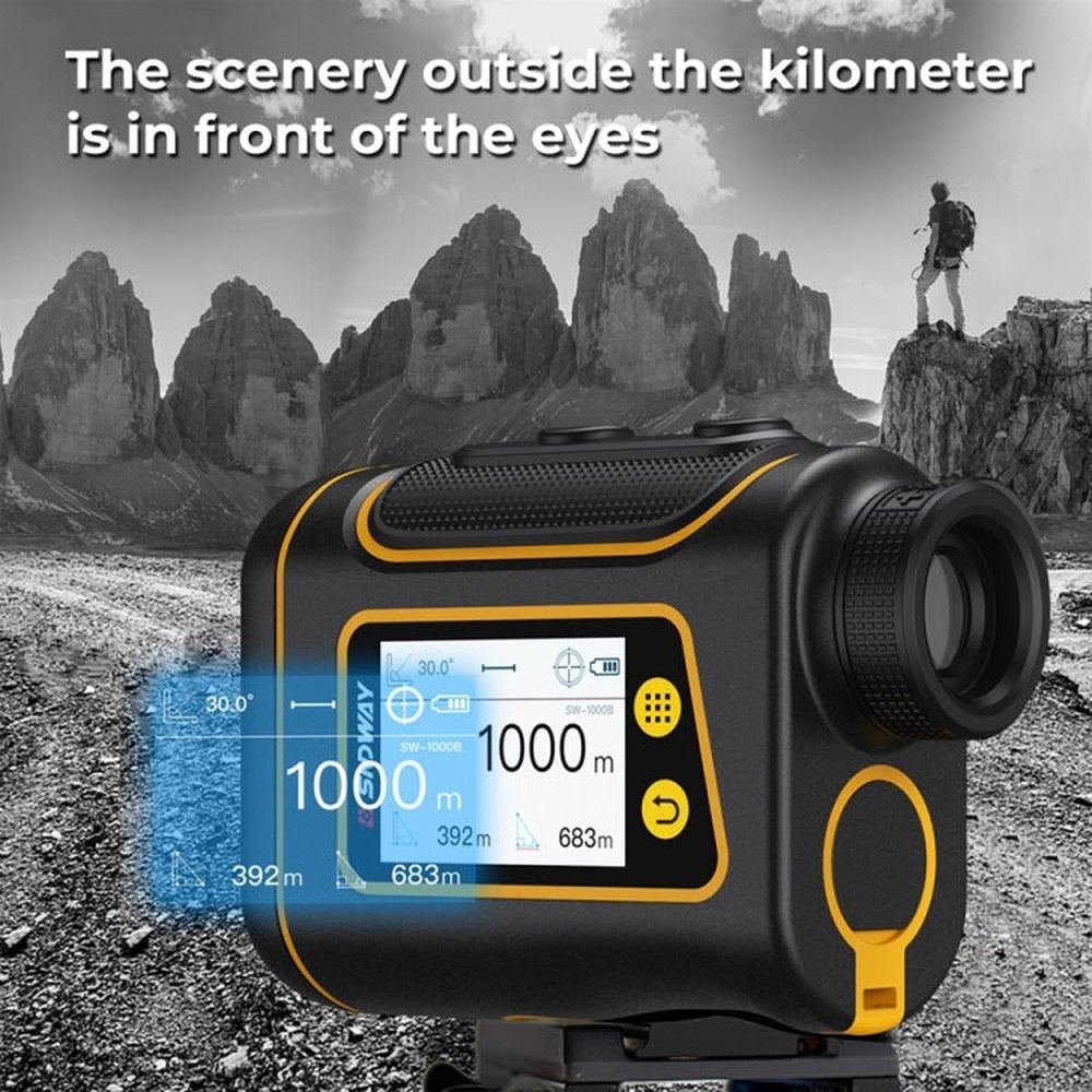 SNDWAY Rangefinder Instrument Outdoor Telescope Golf Measuring Instrument, SW800B 800m, SW1000B 1000m, SW1500B 1500m