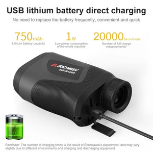 SNDWAY Telescope Golf Rangefinder Handheld Outdoor Altitude Angle Rangefinder, SW-M500 500m, SW-M700 700m, SW-M1000 1000m