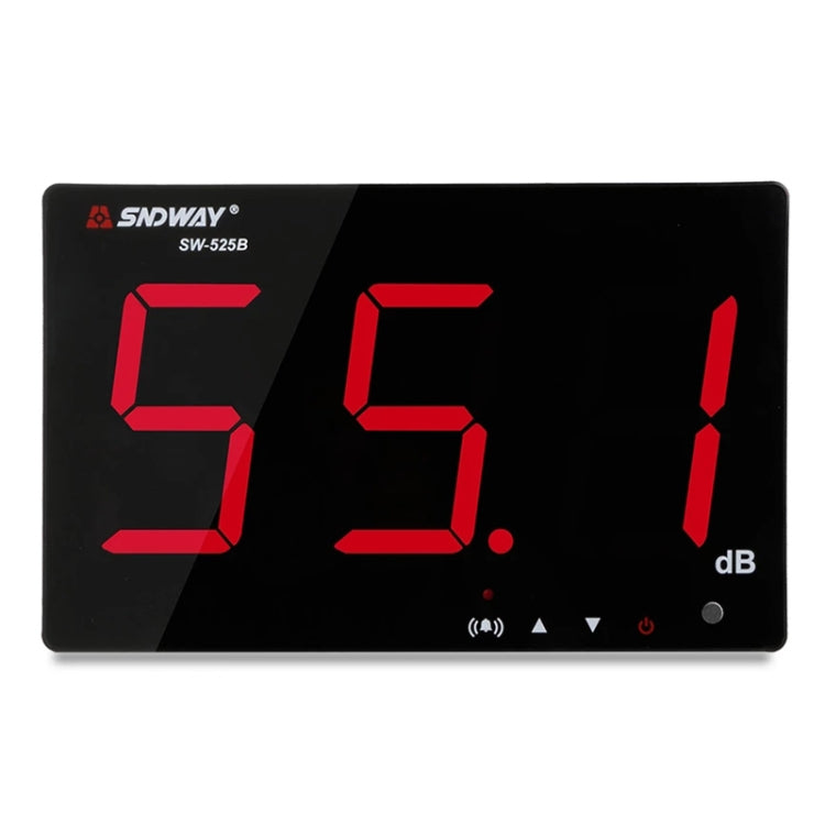 SNDWAY Wall-mounted 30~130dB Large Screen Digital Display Noise Decibel Monitoring Testers, SW525B with Storage + USB, SW526A 18 inch Display, SW525G with Storage + USB Green laboratorydeal