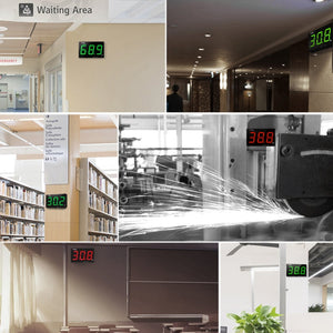 SNDWAY Wall-mounted 30~130dB Large Screen Digital Display Noise Decibel Monitoring Testers, SW525B with Storage + USB, SW526A 18 inch Display, SW525G with Storage + USB Green laboratorydeal