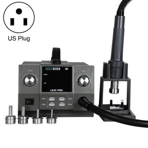 SUGON 8610 110V 1000W Accurate Temperature Regulation Hot Air Gun, US Plug, 8610, US Plug - laboratorydeal