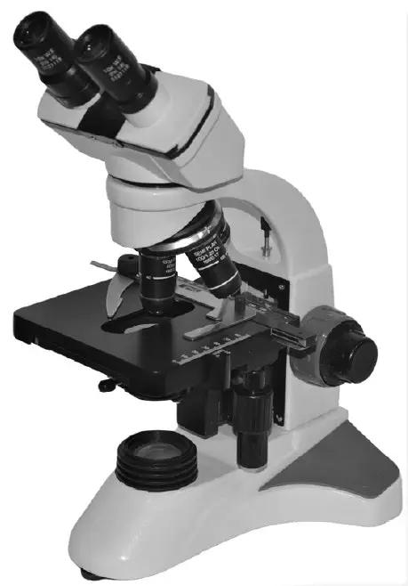 SW350B 40X-2500X Magnification, Siedentopf Binocular Head, Research-Grade Compound Lab Microscope with Wide-Field 10X and 25X Eyepieces, Mechanical Stage, Abbe Condenser (SW350B)