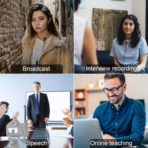 SYNCO S8 Lavalier Live Wired Microphone, Spec:, Black, Black + Type - C, Black + 8 Pin, Black + Type - C + 8 Pin - laboratorydeal