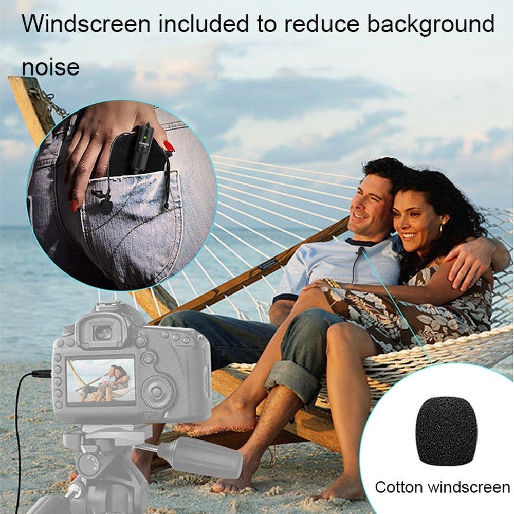 SYNCO S8 Lavalier Live Wired Microphone, Spec:, Black, Black + Type - C, Black + 8 Pin, Black + Type - C + 8 Pin - laboratorydeal