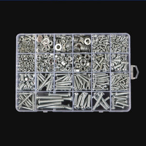 Screws Nuts Washers Self - Tapping Screws Set, Set B 18 Types 15 Cells, Set C 24 Types 24 Cells, Set D 24 Types 24 Cells, Set E 13 Types 10 Cells, Set F 11 Types 15 Cells, Set G 10 Types 10 Cells - laboratorydeal