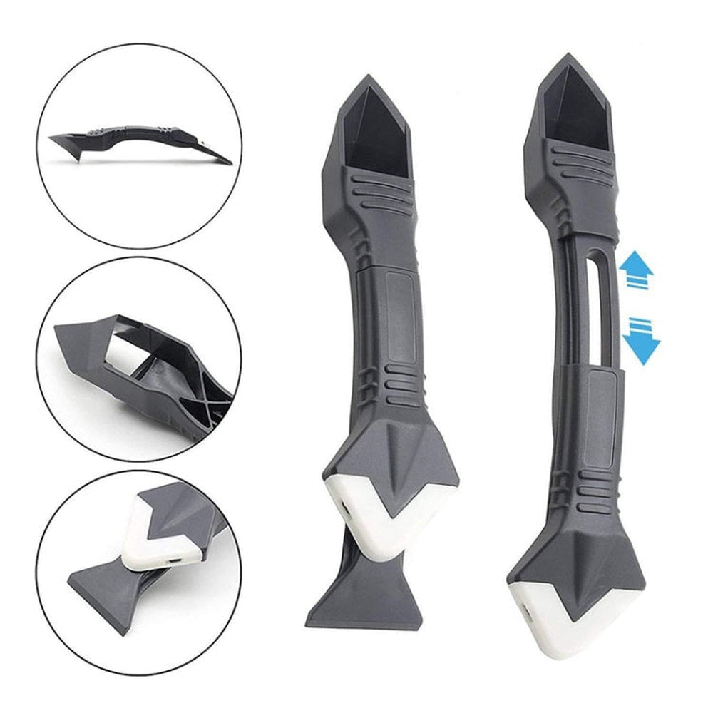 Silicone Sealant Finishing Cleaning Glass Wall Putty Marble Multi-functional Coner Caulking Tool, 6 Pcs/set