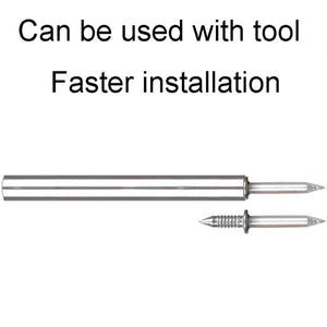 Skirting Non - Punch Markless Nails Single Headed Bi - Directional Crook Nails Bagged, 10pcs, 50pcs+1 Tool, 100pcs+1 Tool, 200pcs+1 Tool, 500pcs+5 Tools, 1000pcs+10 Tools - laboratorydeal