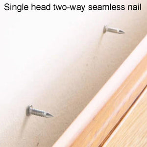 Skirting Non - Punch Markless Nails Single Headed Bi - Directional Crook Nails Bagged, 10pcs, 50pcs+1 Tool, 100pcs+1 Tool, 200pcs+1 Tool, 500pcs+5 Tools, 1000pcs+10 Tools - laboratorydeal
