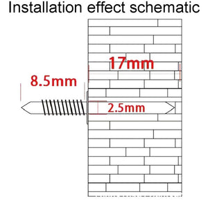 Skirting Non - Punch Markless Nails Single Headed Bi - Directional Crook Nails Bagged, 10pcs, 50pcs+1 Tool, 100pcs+1 Tool, 200pcs+1 Tool, 500pcs+5 Tools, 1000pcs+10 Tools - laboratorydeal