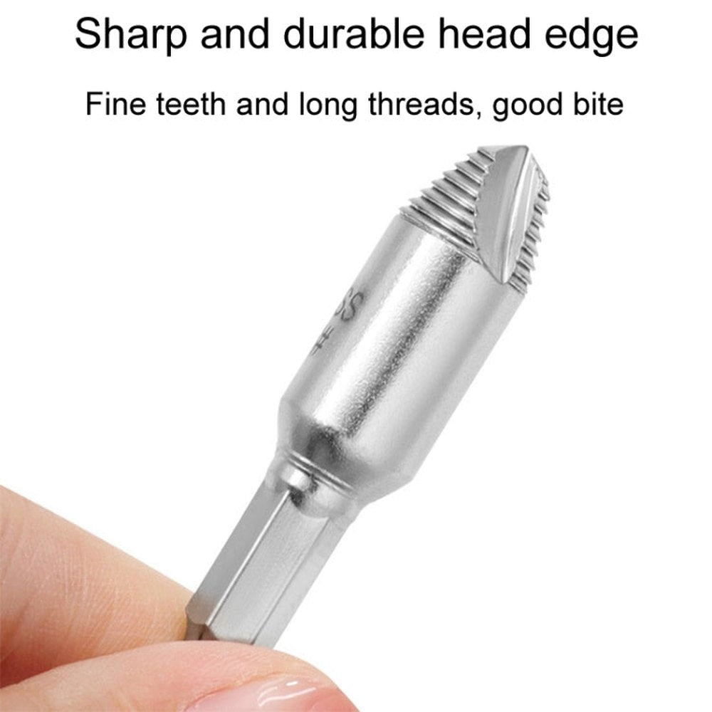 Slide Thread Broken Screw Extractor Broken Screw Removal Tool With Storage Box, 5pcs / Set - laboratorydeal