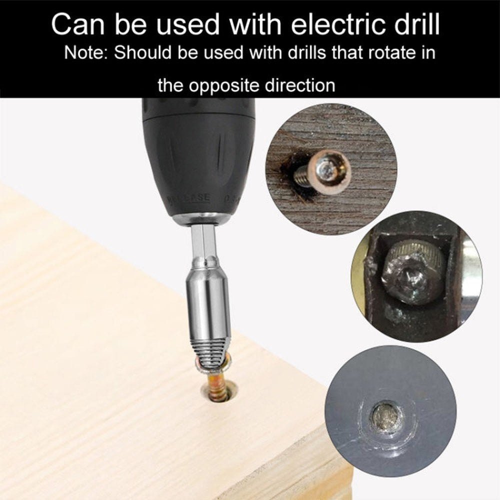 Slide Thread Broken Screw Extractor Broken Screw Removal Tool With Storage Box, 5pcs / Set - laboratorydeal