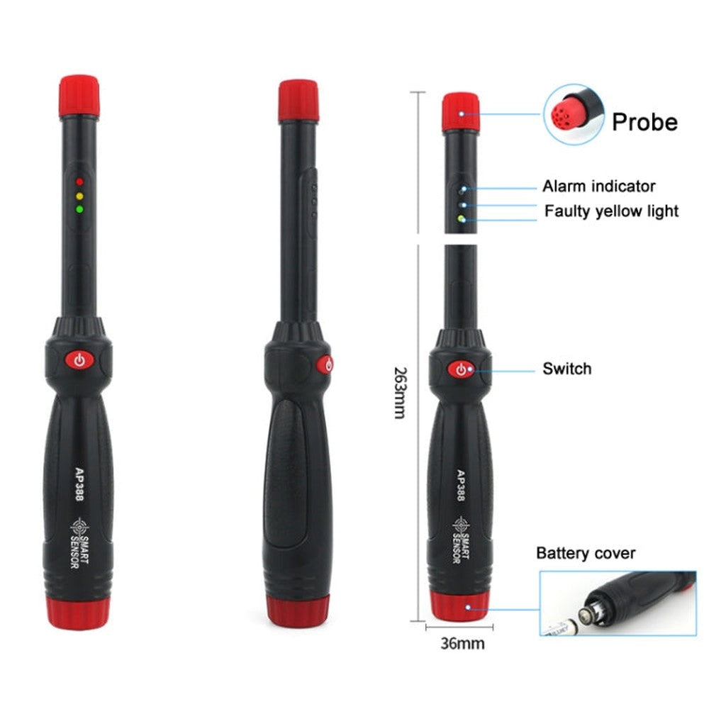 Smart Sensor AP388 Combustible Gas Leak Detector Natural Gas Alarm, Smart Sensor AP388