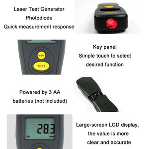 Smart Sensor AR926 LED Display Photoelectric Speed Detection Meter