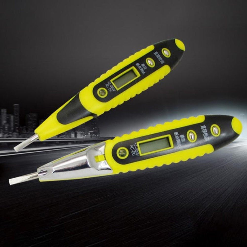 Socket Wall AC Power Outlet Voltage Detector Sensor Tester Electric Test Pen LED Light Voltage Indicator, Electric Test Pen - laboratorydeal