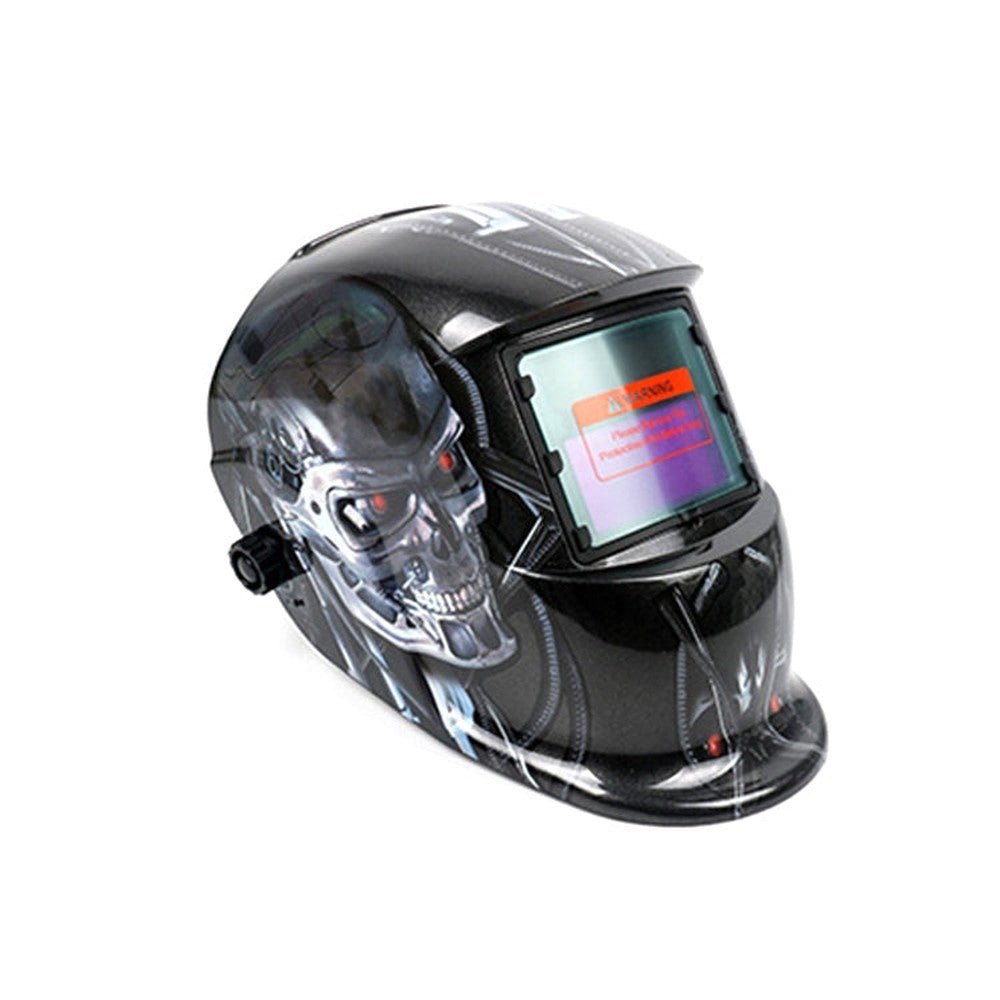 Solar Automatic Darkening Welding Mask Argon Arc Welding Helmet, Blue Eagle, Red Shaper, Lightning, Polish Eagle, Black Terminator, Red Pirate - laboratorydeal