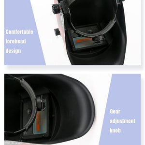 Solar Automatic Darkening Welding Mask Argon Arc Welding Helmet, Blue Eagle, Red Shaper, Lightning, Polish Eagle, Black Terminator, Red Pirate - laboratorydeal