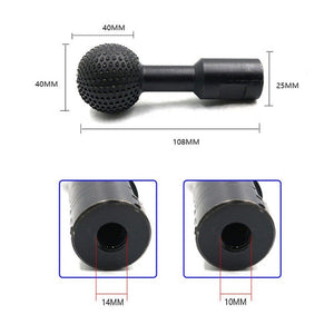 Spherical Wooden Groove Carving Knife Rotary File Carving Grinding Head Electric Grinder Grinding Head, 10mm, 14mm - laboratorydeal