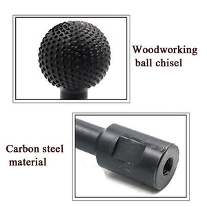 Spherical Wooden Groove Carving Knife Rotary File Carving Grinding Head Electric Grinder Grinding Head, 10mm, 14mm - laboratorydeal