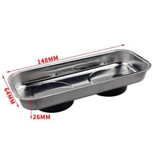 Square Magnetic Suction Cup Parts Box Magnetic Tool Disk, Magnetic Suction Cup Parts Box - laboratorydeal