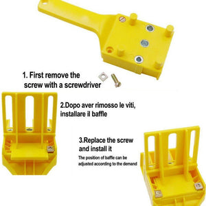 Straight Hole Punching Positioner Woodworking Tools - laboratorydeal