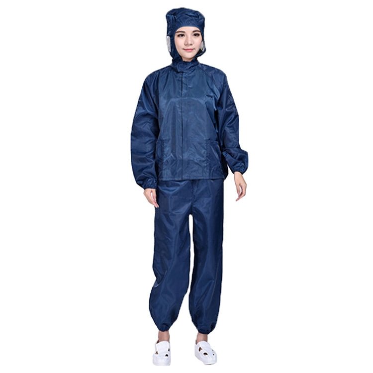 Striped Anti - static Split Hood Dust - proof Work Suit - laboratorydeal