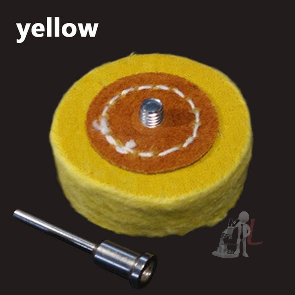 T Style Polish Buffing Wheel Grinding Head Cloth Dremel Wheel Grinder Brush For Rotary - laboratorydeal