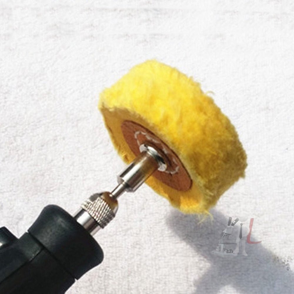 T Style Polish Buffing Wheel Grinding Head Cloth Dremel Wheel Grinder Brush For Rotary - laboratorydeal