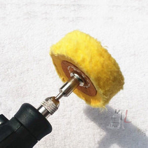 T Style Polish Buffing Wheel Grinding Head Cloth Dremel Wheel Grinder Brush For Rotary - laboratorydeal