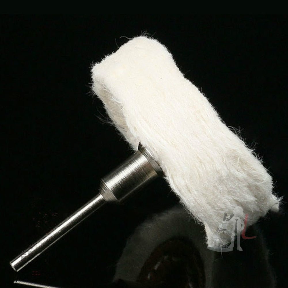 T Style Polish Buffing Wheel Grinding Head Cloth Dremel Wheel Grinder Brush For Rotary - laboratorydeal