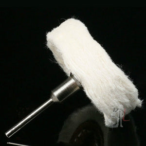 T Style Polish Buffing Wheel Grinding Head Cloth Dremel Wheel Grinder Brush For Rotary - laboratorydeal