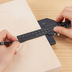 T072 Woodworking Multifunctional Aluminum Alloy Marking Ruler, T072