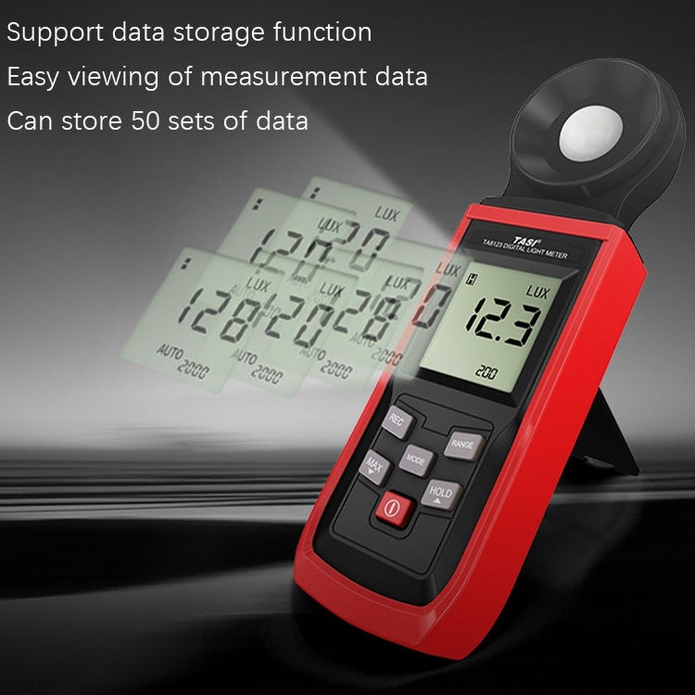 TASI Integrated 100,000 LUX 0.1LUX Display Precision Light Meter