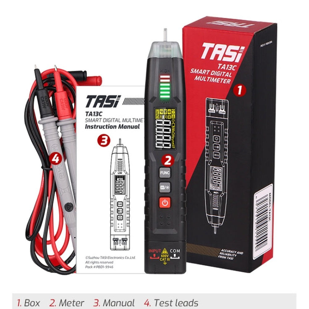 TASI TA13C Smart Pen Multimeter Digital High Precision Compact Portable Multimeter, TA13C