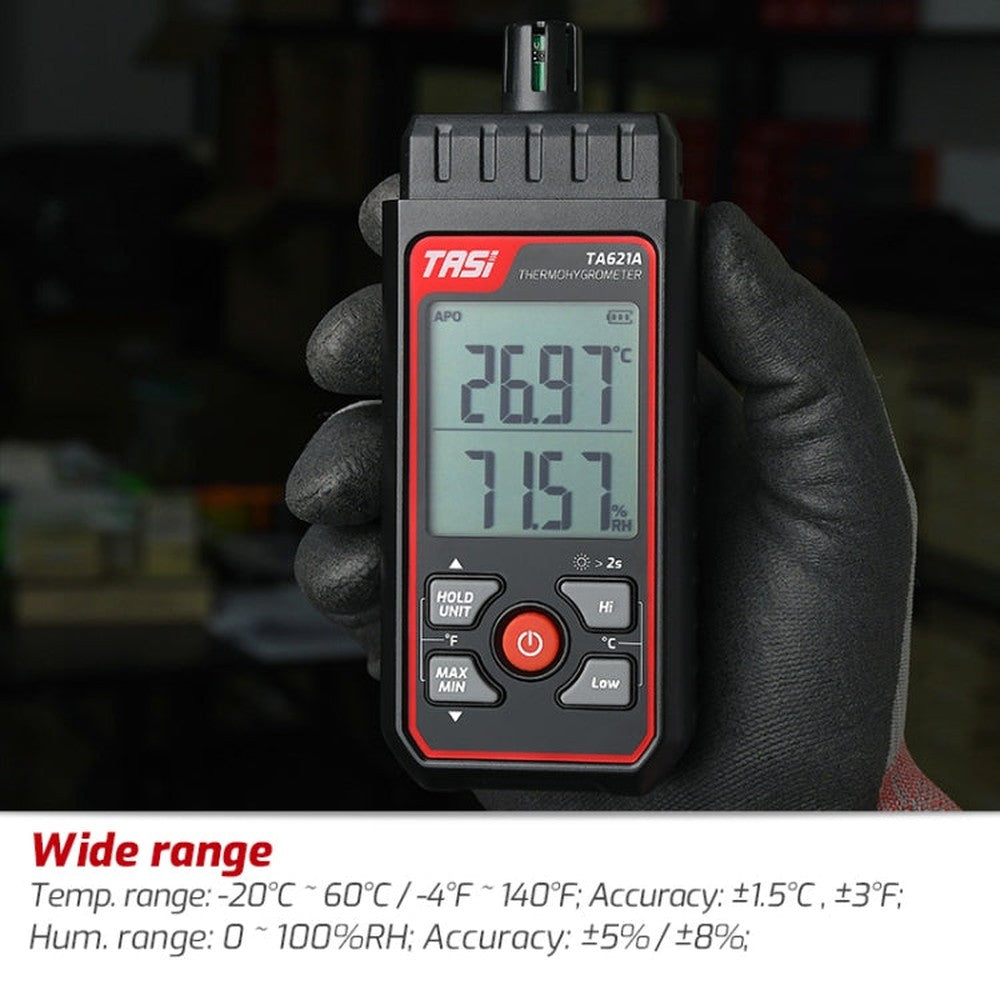 TASI TA621A Digital Dew Point Thermometer Ambient Temperature Humidity Gauge, TASI TA621A