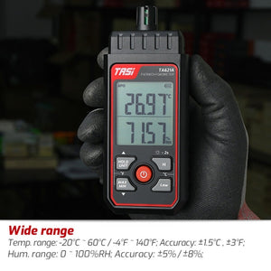 TASI TA621A Digital Dew Point Thermometer Ambient Temperature Humidity Gauge, TASI TA621A