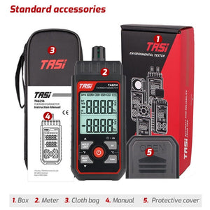 TASI TA621A Digital Dew Point Thermometer Ambient Temperature Humidity Gauge, TASI TA621A