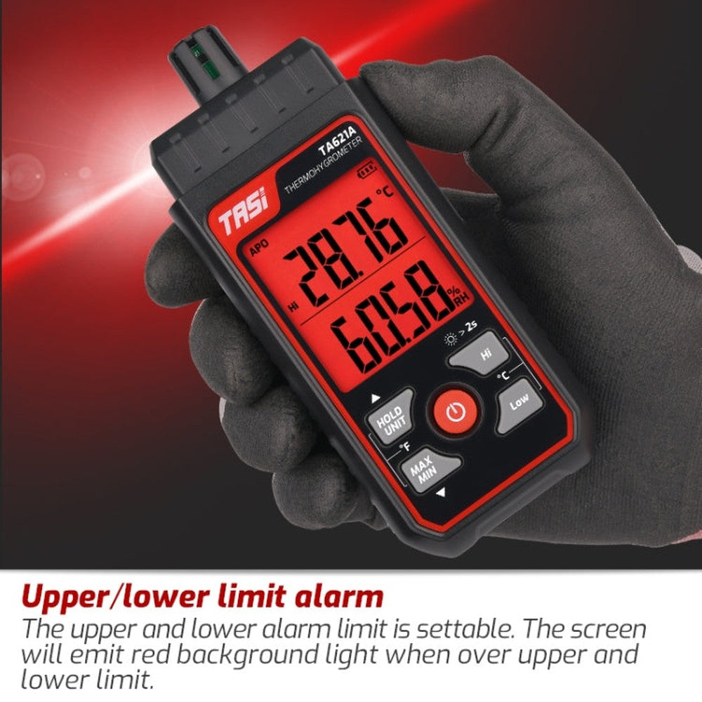 TASI TA621A Digital Dew Point Thermometer Ambient Temperature Humidity Gauge, TASI TA621A