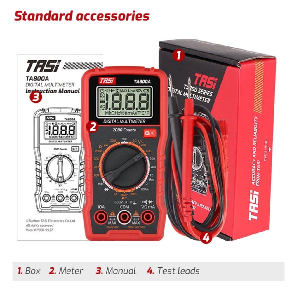 TASI TA800A Universal Meter Digital High Precision Full-Automatic Meter, TA800A