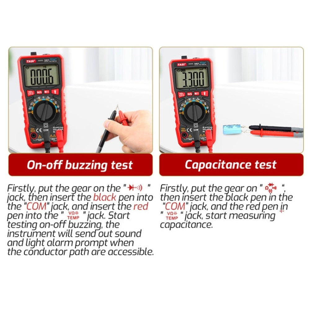 TASI TA801A Digital Multimeter Fully Automatic Multifunctional Digital Current Meter, TA801A