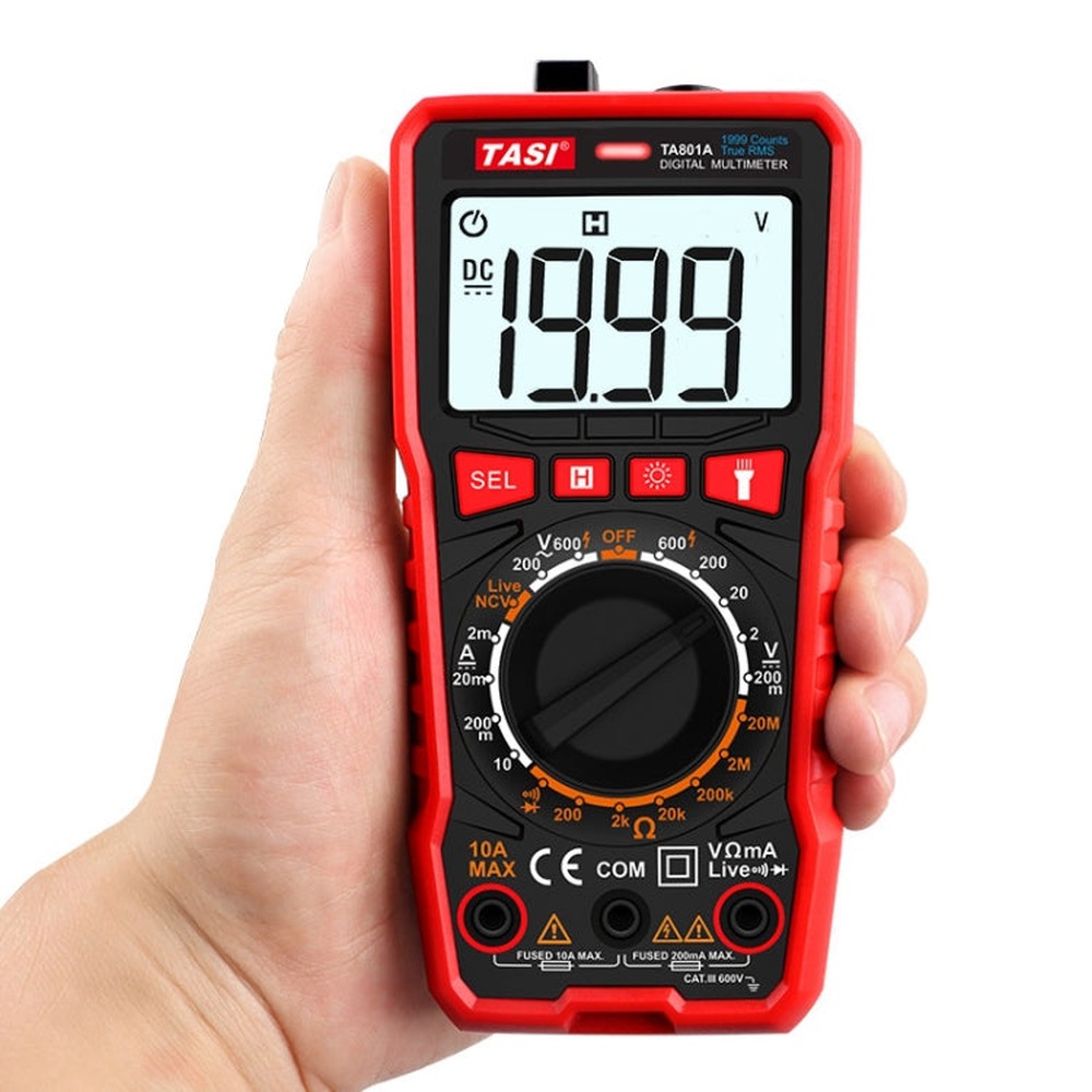 TASI TA801A Digital Multimeter Fully Automatic Multifunctional Digital Current Meter, TA801A