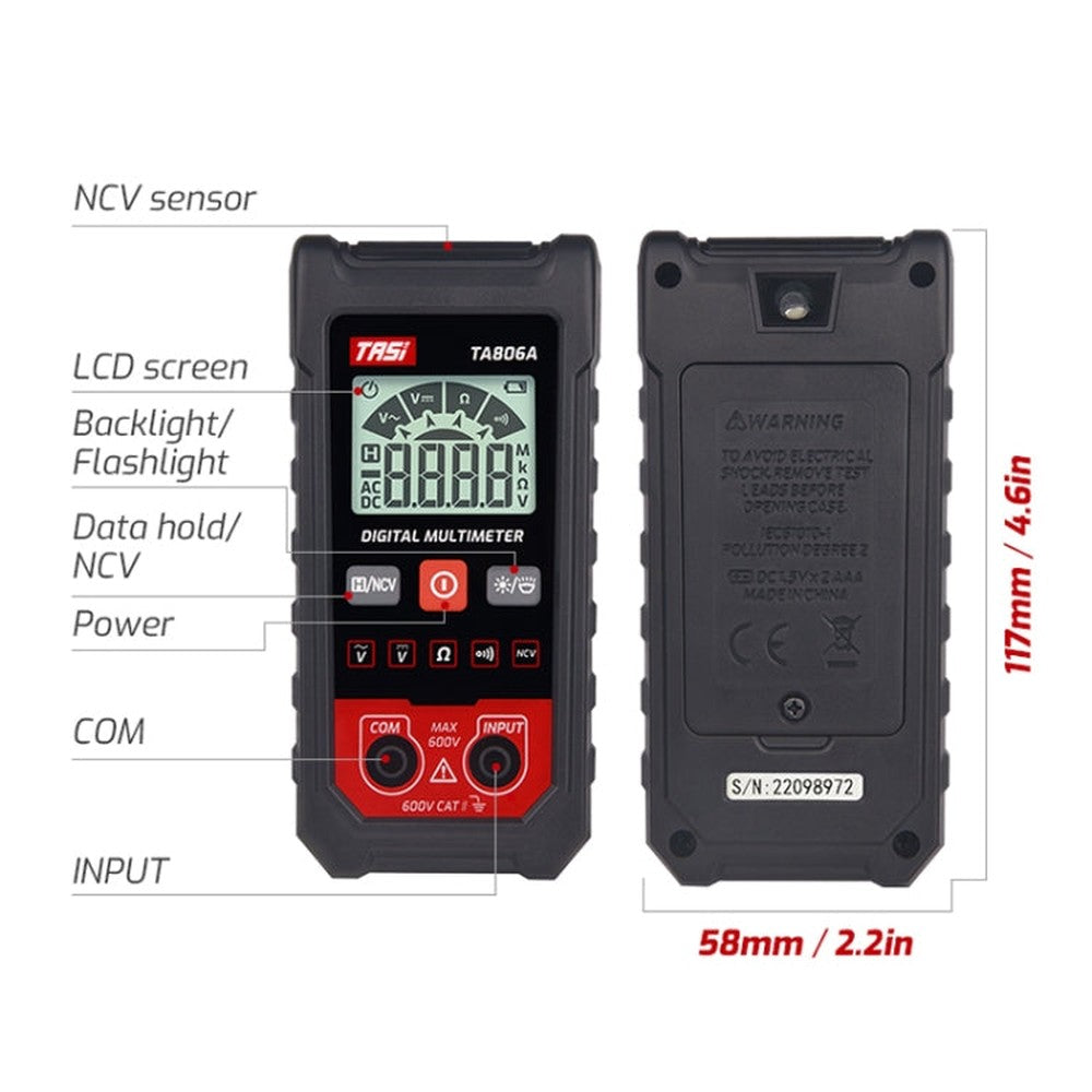 TASI TA806A Fully Automatic Universal Table Home Portable Automatic Recognition Universal Table, TA806A