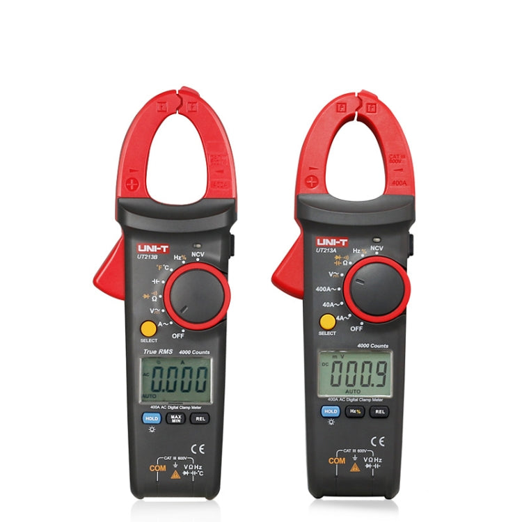 Digital Clamp Meter AC DC Voltage Detector, UT213C 400A, UT213A 400A, UT213B 400A laboratorydeal