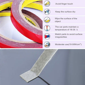 3M High Temperature Acrylic Foam Double Sided Tape Seamless Adhesive Tape Sticker - laboratorydeal