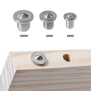 DIY Woodworking Hole Locator Self - Centering Marker, Blue Drill Bit, Orange, Orange Drill Bit - laboratorydeal