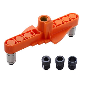 DIY Woodworking Hole Locator Self - Centering Marker, Blue Drill Bit, Orange, Orange Drill Bit - laboratorydeal