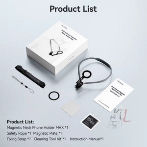 TELESIN MNM - 002 Magsafe Magnetic Suction Mobile Phone Hanging Neck POV Viewing Angle Lazy Stand - laboratorydeal