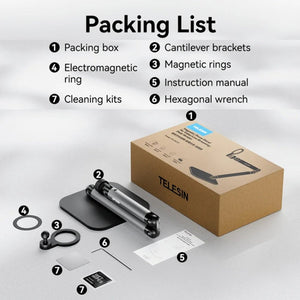 TELESIN P3 - DS - 01 Phone Video Live Streaming Magsafe Magnetic Mount, P3 - DS - 01 - laboratorydeal