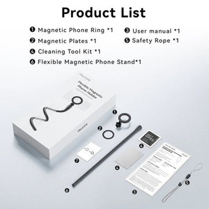TELESIN P3 - FM - 01 Flexible Magnetic Fast Disassembly Magsafe Mobile Phone Bracket Sports Camera Entangled Fixed Holder - laboratorydeal